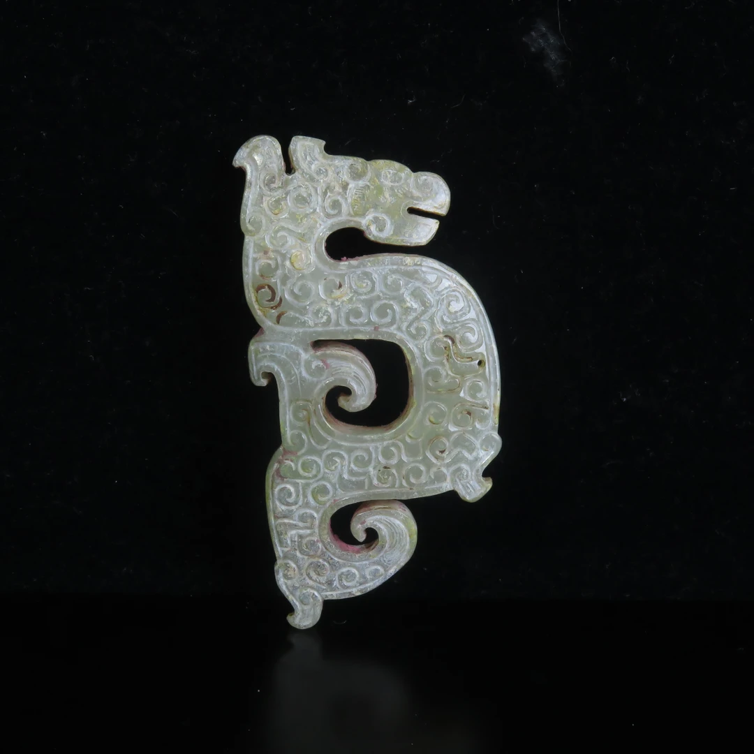 晚明S形玉龙/MZ618505/和田玉/民族文物