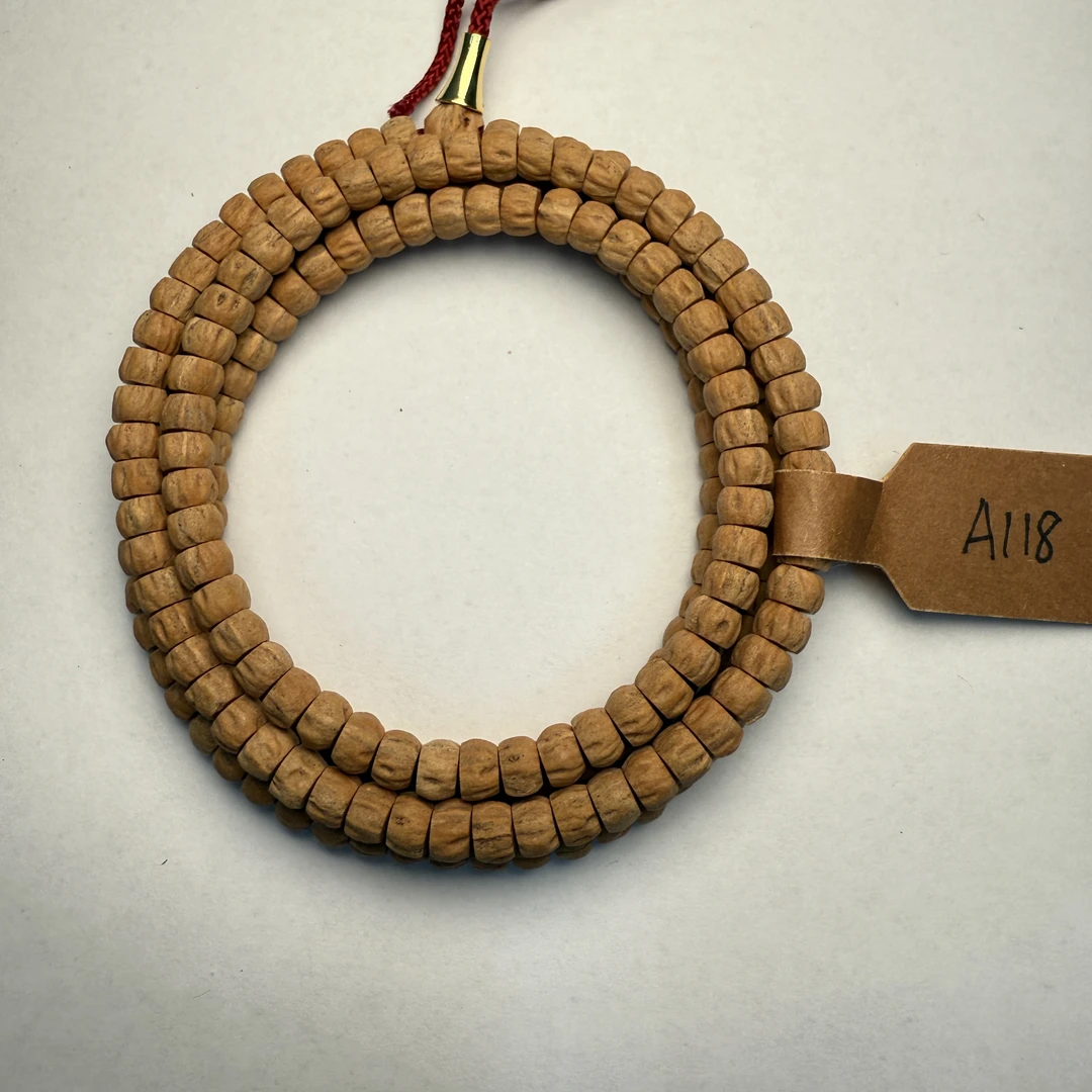 【青黛】天然文玩柏香籽长串 （编号A118） 尺寸：5mm+