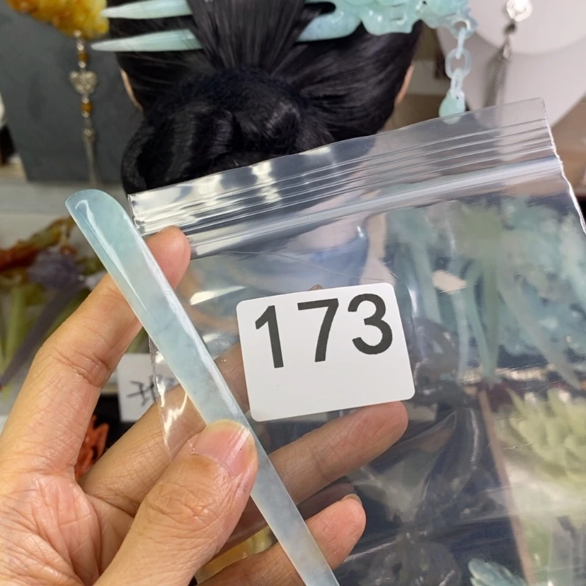 【闪购商品】岫玉发饰未镶嵌雪**扬