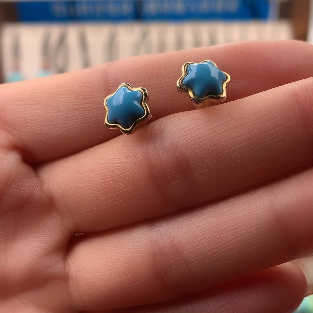 绿松石银S925镶嵌配饰