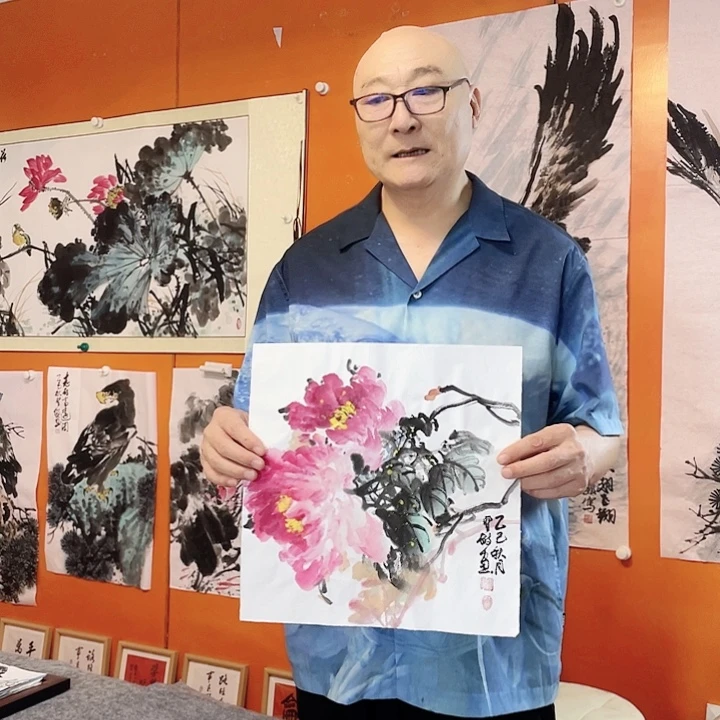 国画张圣敏先生纯手绘作品