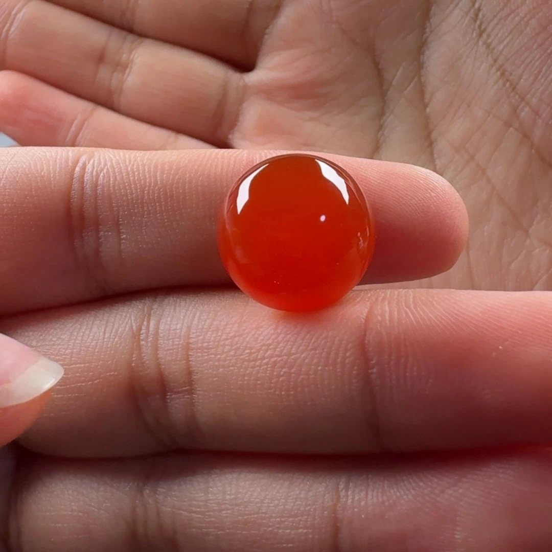 南红玛瑙未镶嵌戒面15.8mm