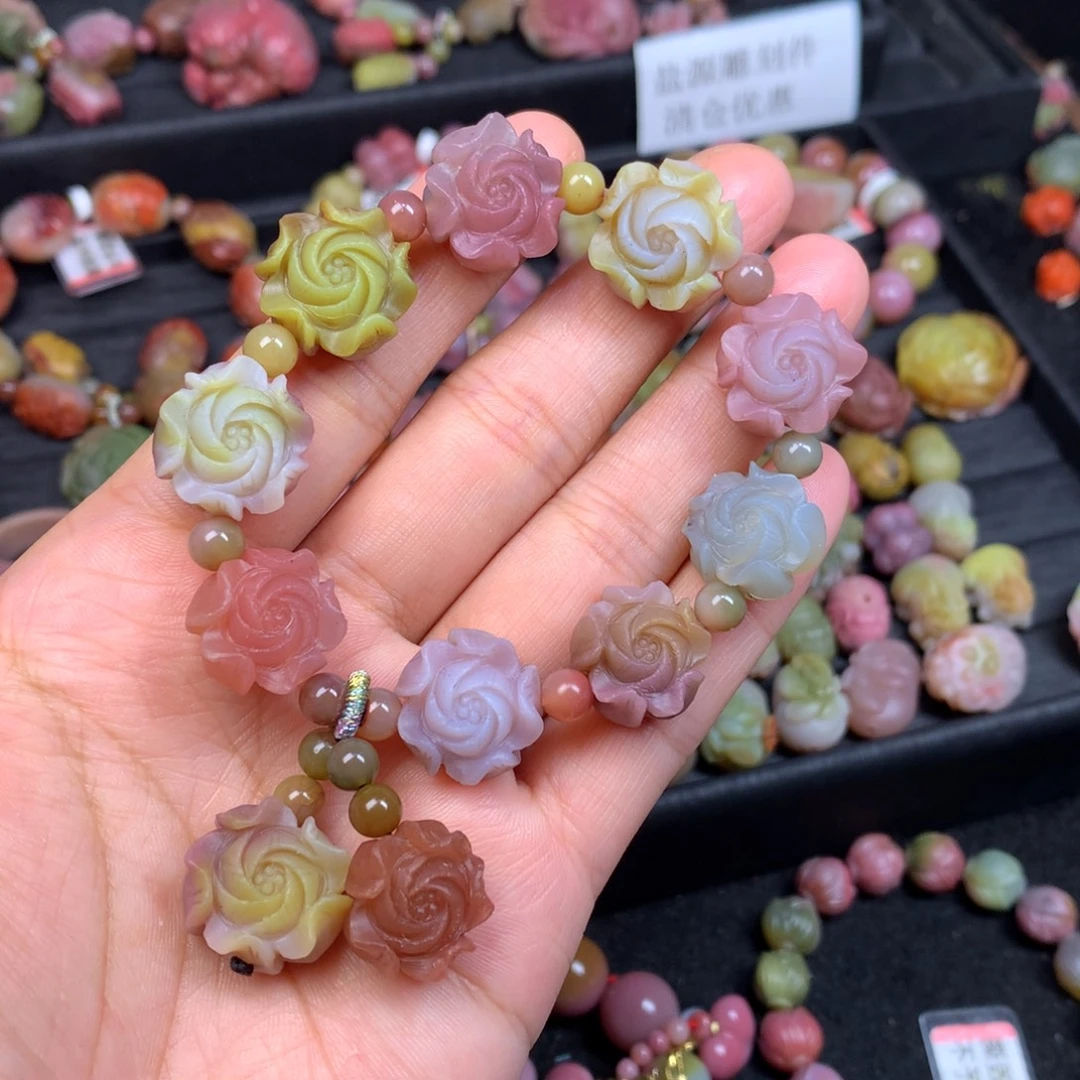 玛瑙/玉髓未镶嵌手链