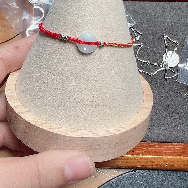 翡翠未镶嵌手链翡翠玉平安扣