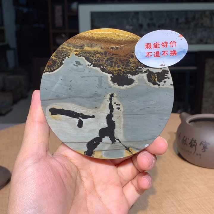 广西国画石摆件，观赏收藏