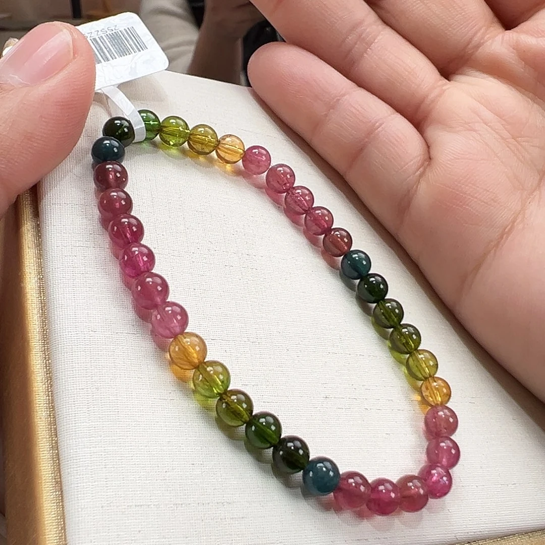 未镶嵌碧玺手串5.3mmmmmm