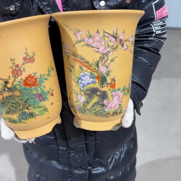 紫砂花盆 包邮包破损