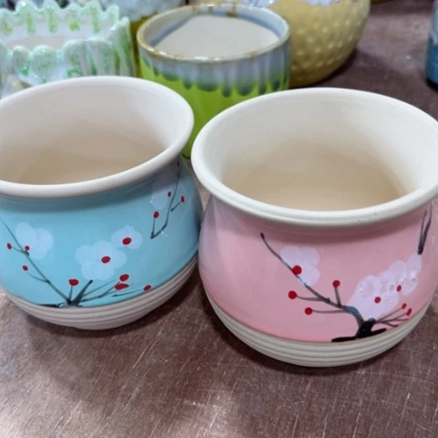 陶瓷满9包邮都是福利盆