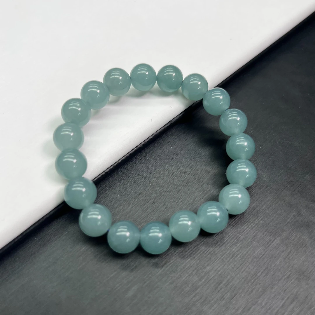 A221【精品】老蓝单圈10mm手串百搭
