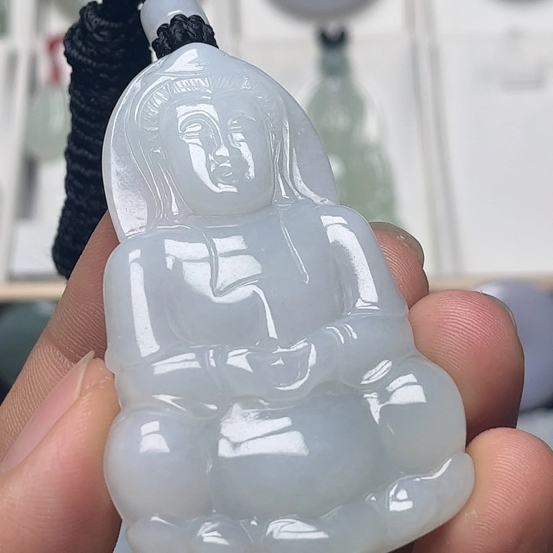 翡翠未镶嵌颈饰缅甸天然翡翠