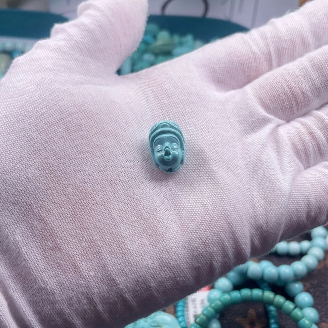 绿松石未镶嵌吊坠(不含链)