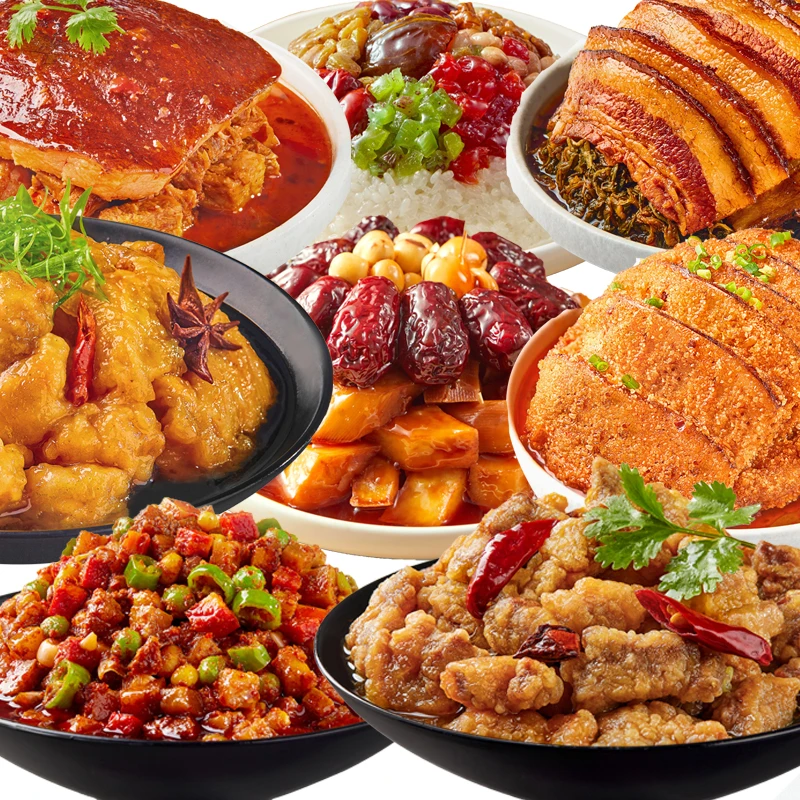 陕西传统蒸碗八宝辣子甜饭粉蒸肉黄焖鸡辣酱肘子梅菜扣肉小酥肉