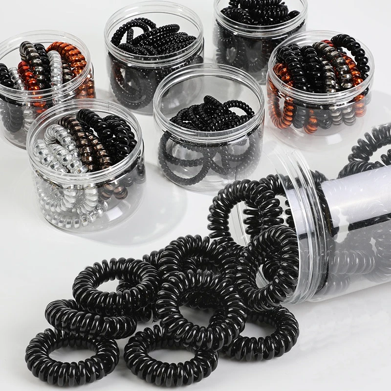 发绳扎头发头饰橡皮筋皮套高弹力黑女筋无接缝头绳发圈不伤发