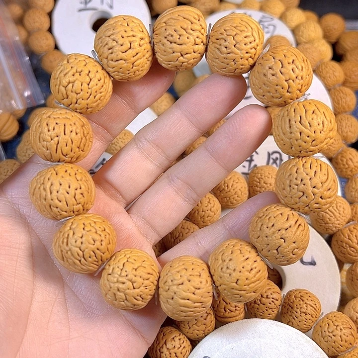 手串桃核23尺白月光桃核手串