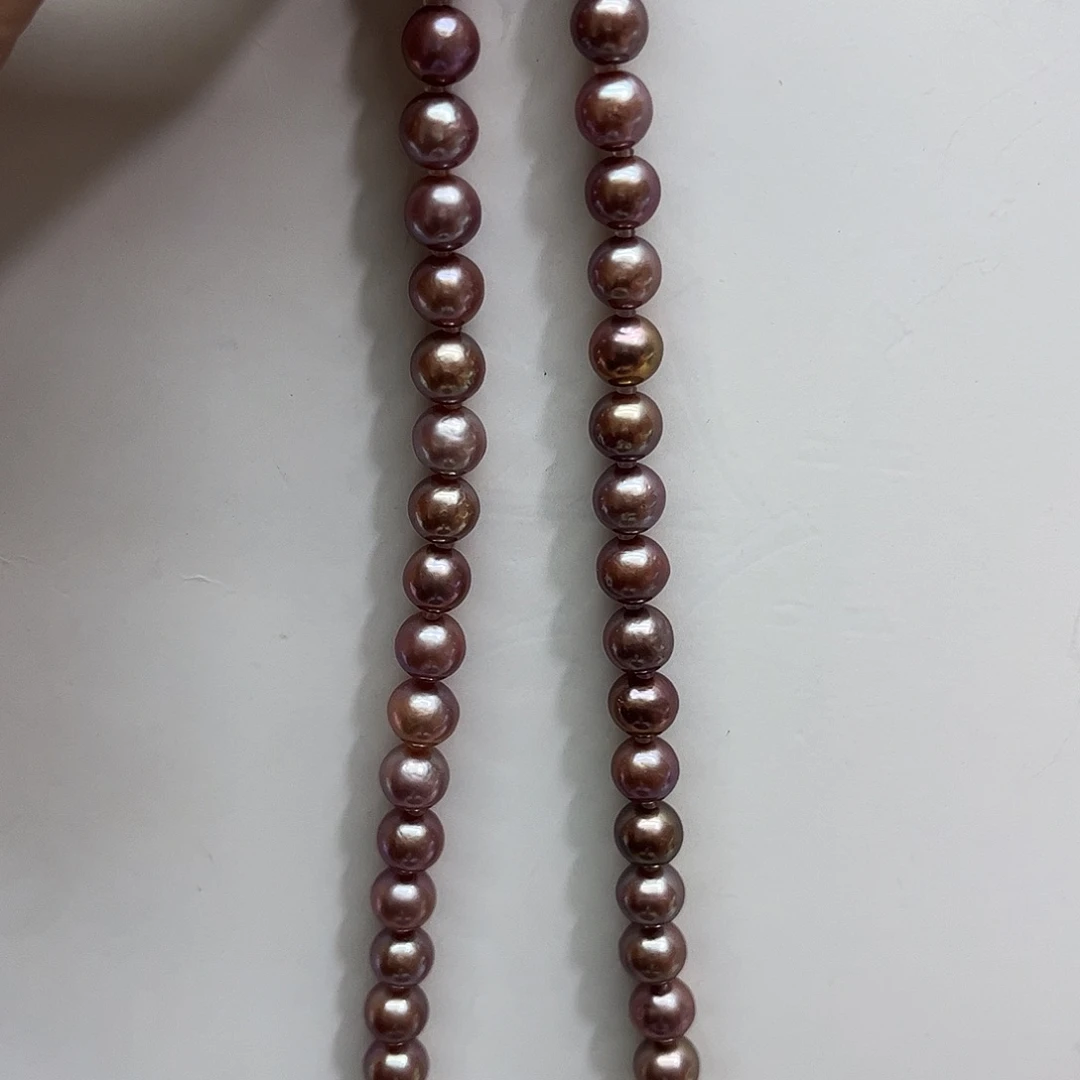 颈饰银S925镶嵌淡水珍珠