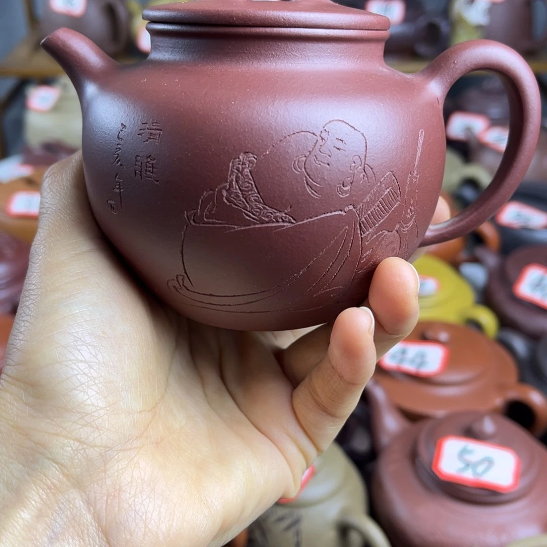 紫砂茶壶宜兴紫砂壶微瑕划痕