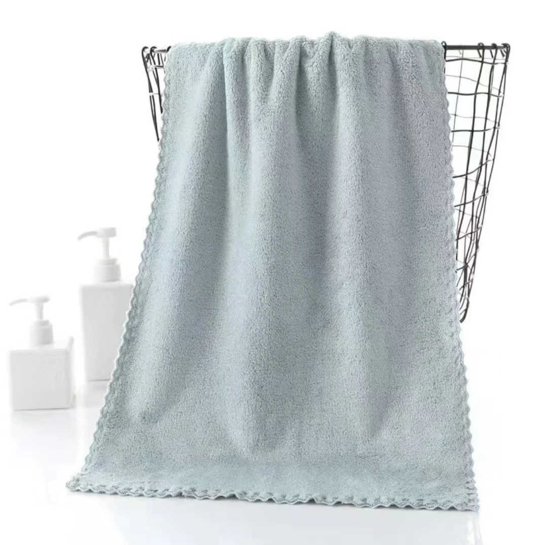 【一条装】珊瑚绒毛巾家用柔软速干多功能外出毛巾