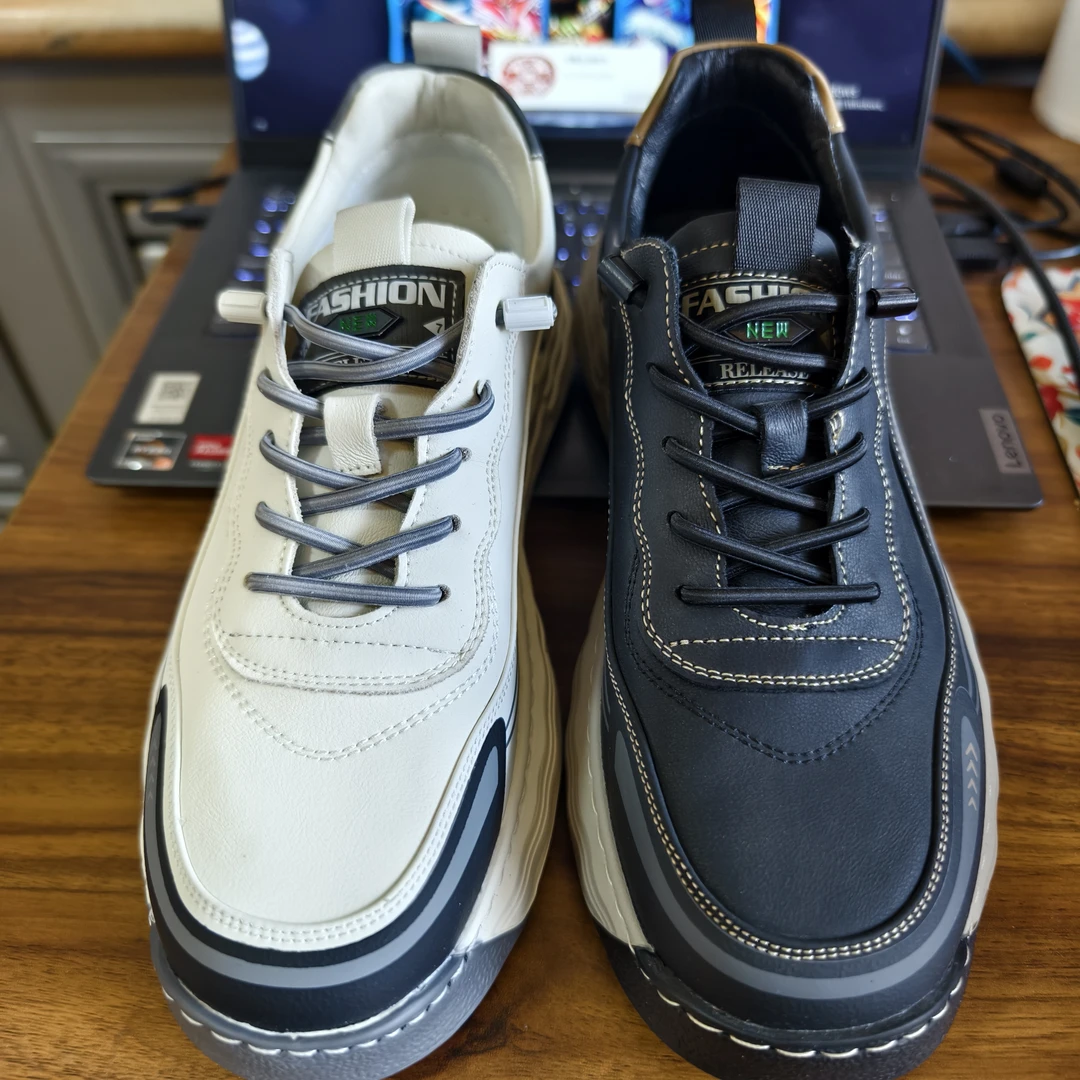 51268轻便底春季时尚休闲鞋平跟休闲低帮透气厚款浅口半粒面