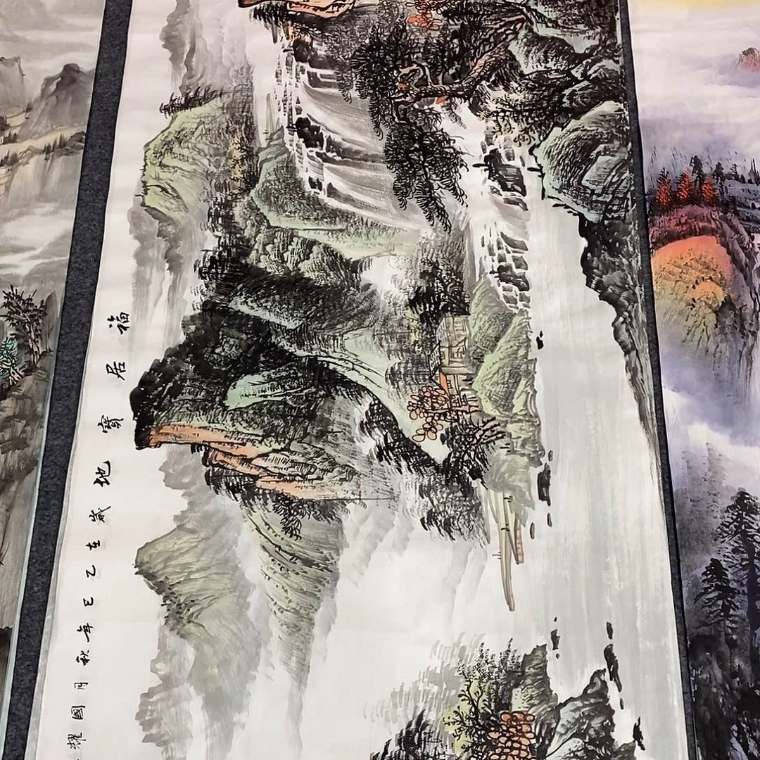 国画画画真的画画画