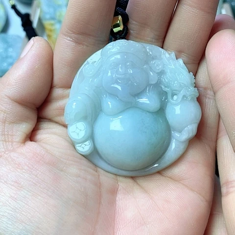 翡翠颈饰未镶嵌天然缅甸翡翠a货