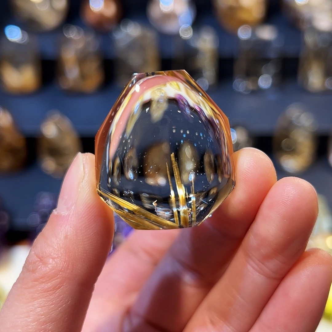 发晶颈饰未镶嵌吊坠（钛晶）