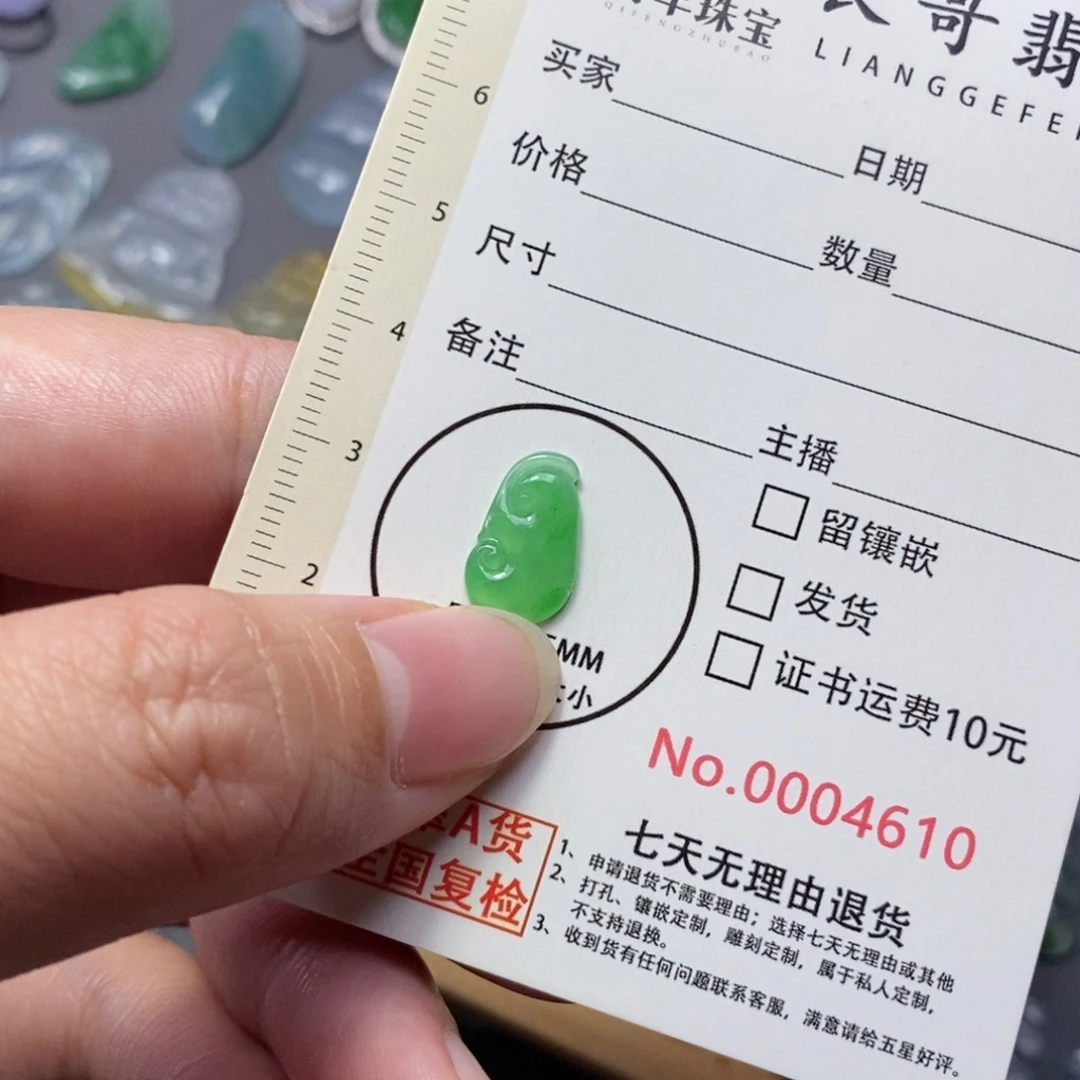 翡翠未镶嵌颈饰翡翠