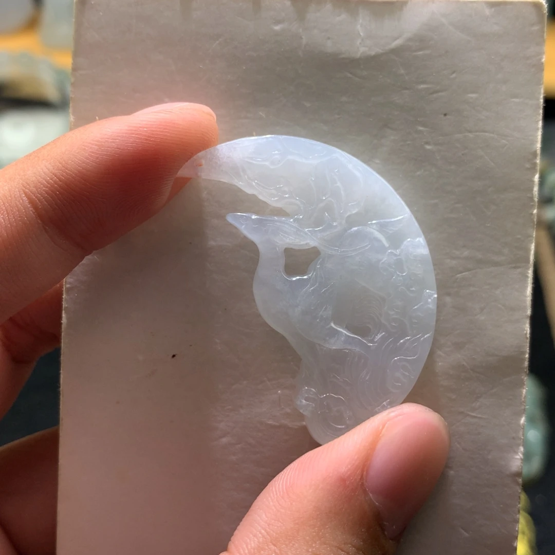 翡翠未镶嵌颈饰000