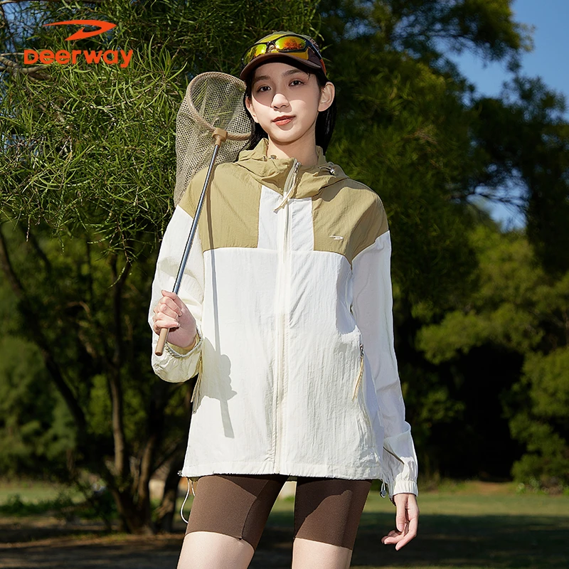 德尔惠UPF50+春夏新款冰丝防晒衣情侣防紫外线户外钓鱼服防晒外套