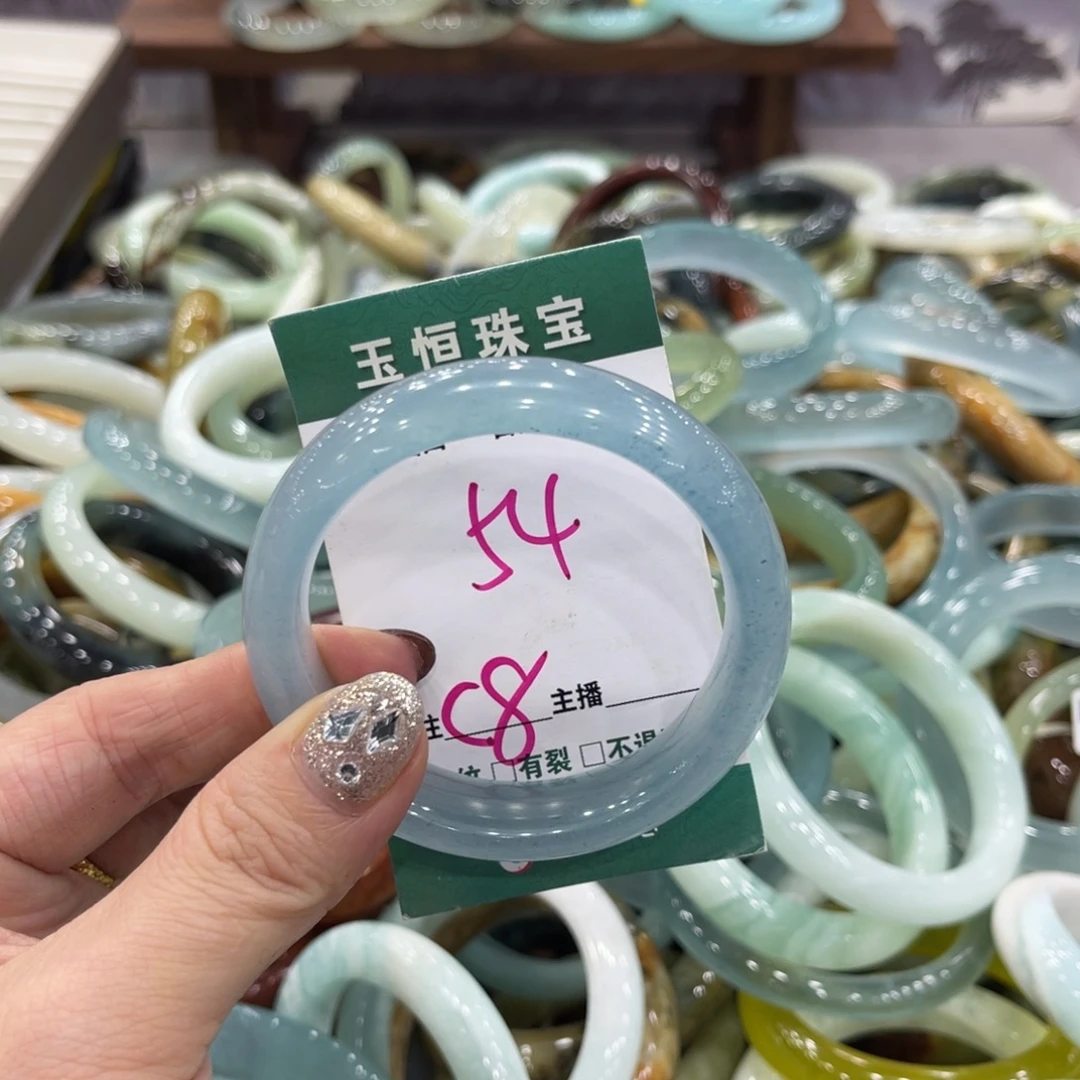 岫玉未镶嵌手镯手镯