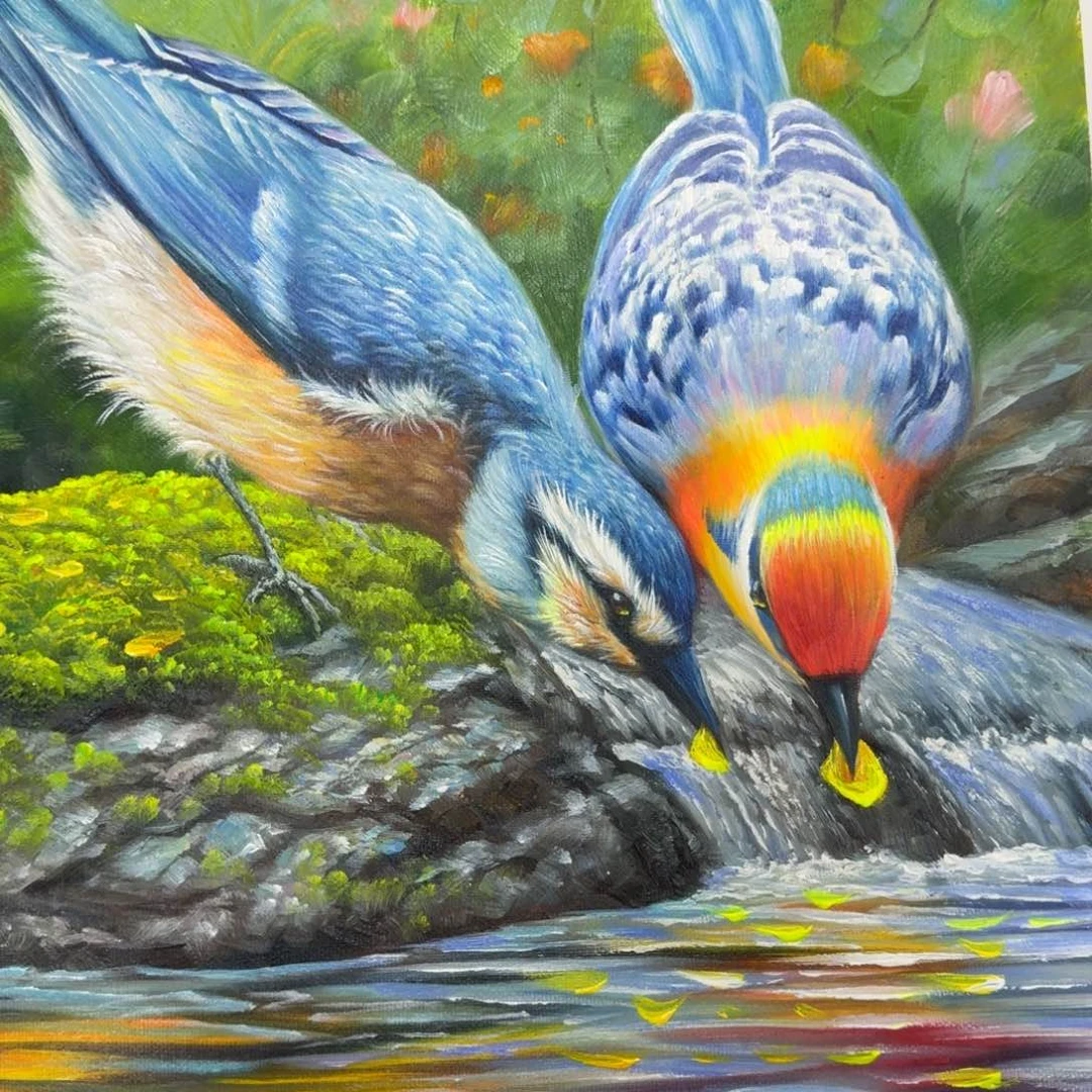 油画我也想要这样一