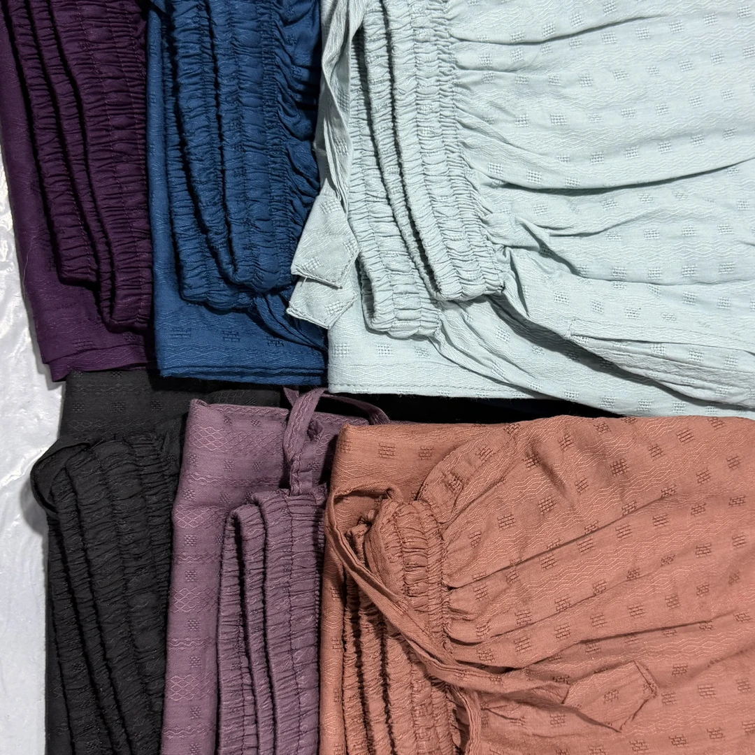 安安家香蕉棉裤子