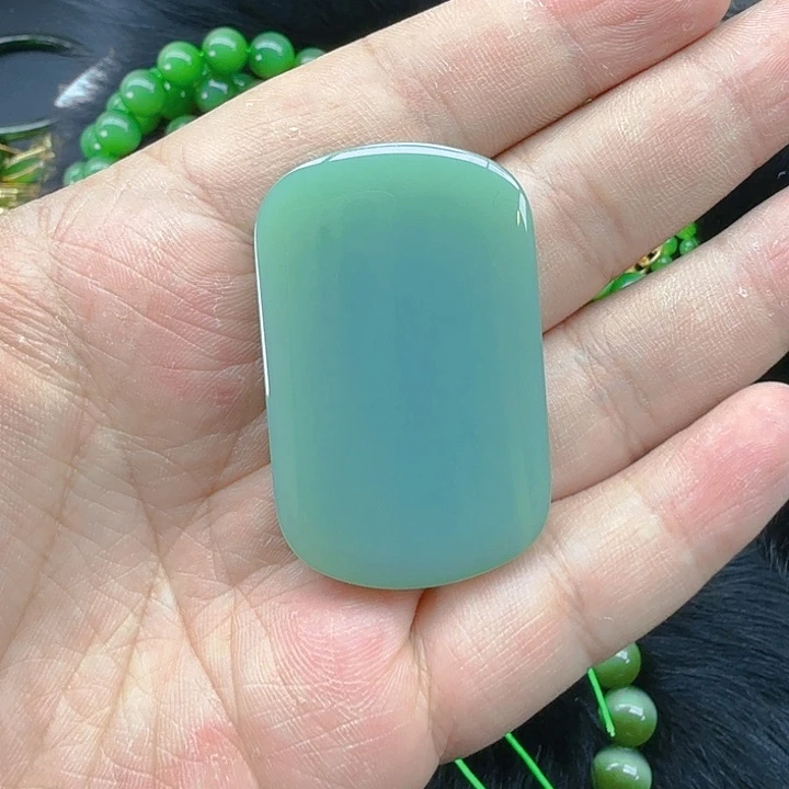 和田玉（碧玉）颈饰未镶嵌小*