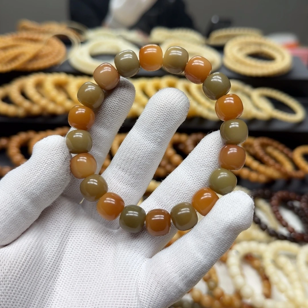 菩提根/象牙果手串11×12 5年 鬼工