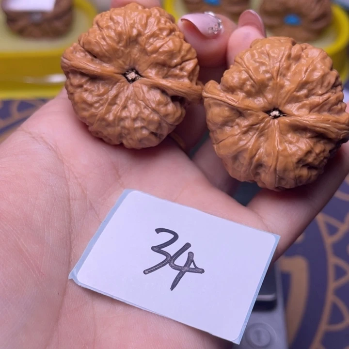 文玩核桃把件蛤蟆38.34