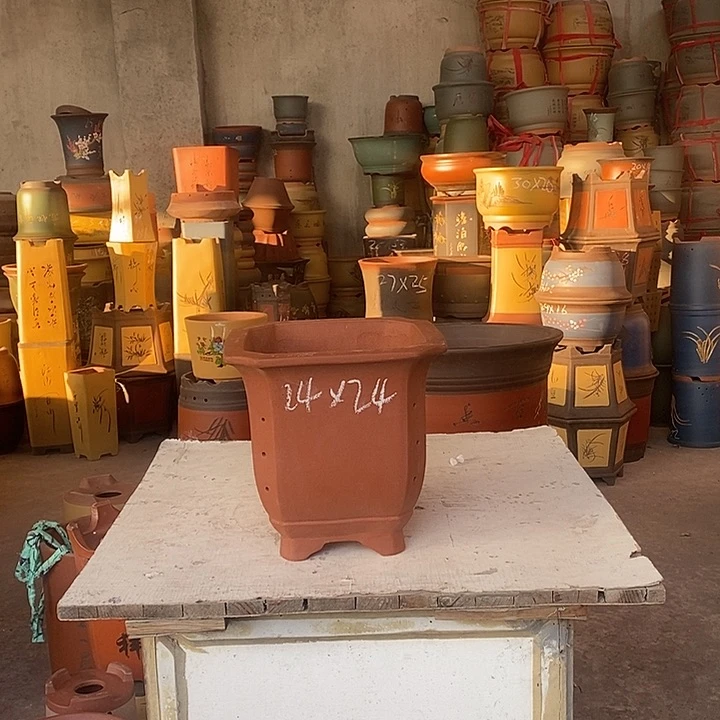 紫砂花盆紫砂花盆