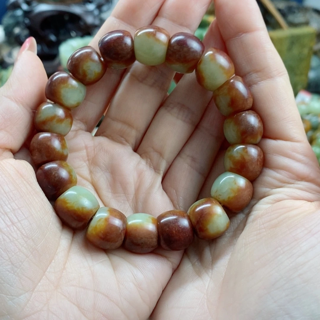 透闪石质玉手链未镶嵌