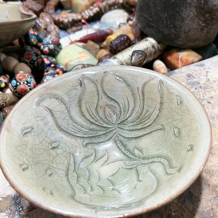 瓦当摆件摆件的茶包茶