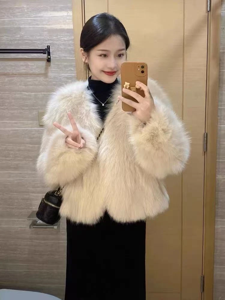 人造皮草 351-360皮草外套好看休闲