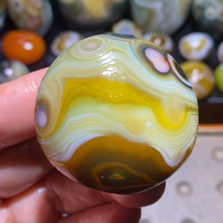 未镶嵌玛瑙/玉髓珠宝半成品22