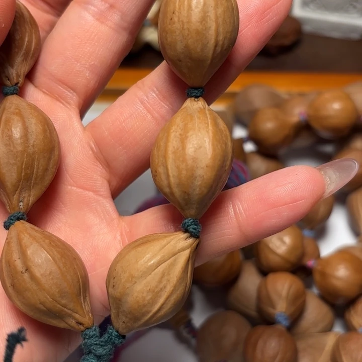 橄榄核手串/手链眉***あ四花2.0