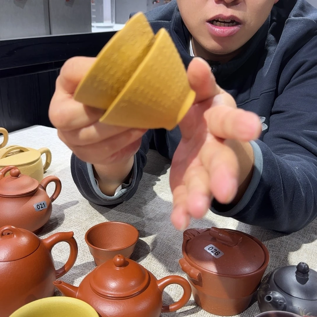 紫砂茶杯紫砂杯一对