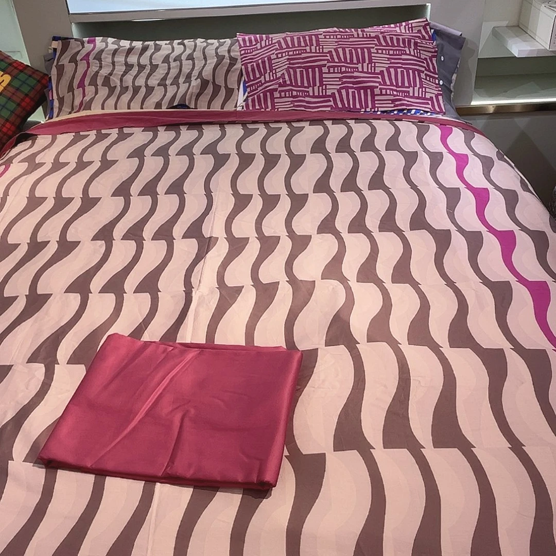 棉涟纹波叙四件套220*240