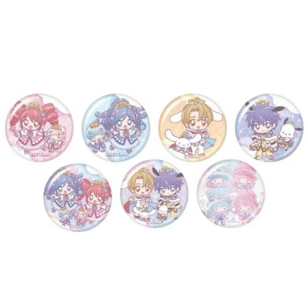 【双子星公主】双子星公主三丽鸥联名吧唧/透卡(盲盒代拆) 正版日谷