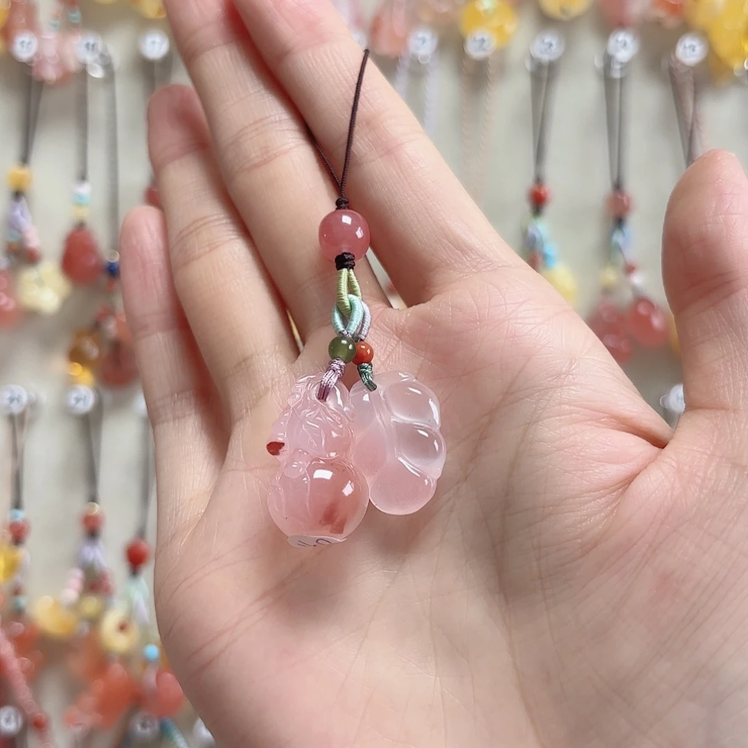 云***清南红玛瑙未镶嵌吊坠(赠链)