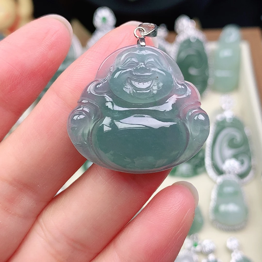 翡翠未镶嵌颈饰吊坠