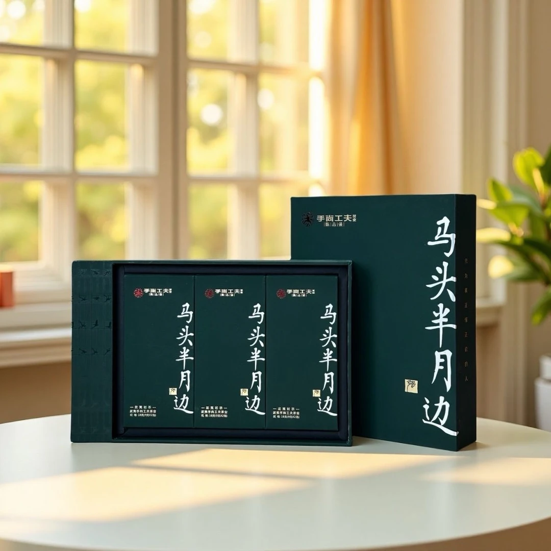 手尚工夫陈志强马头半月边正宗武夷岩茶马头岩肉桂6泡礼盒装54克