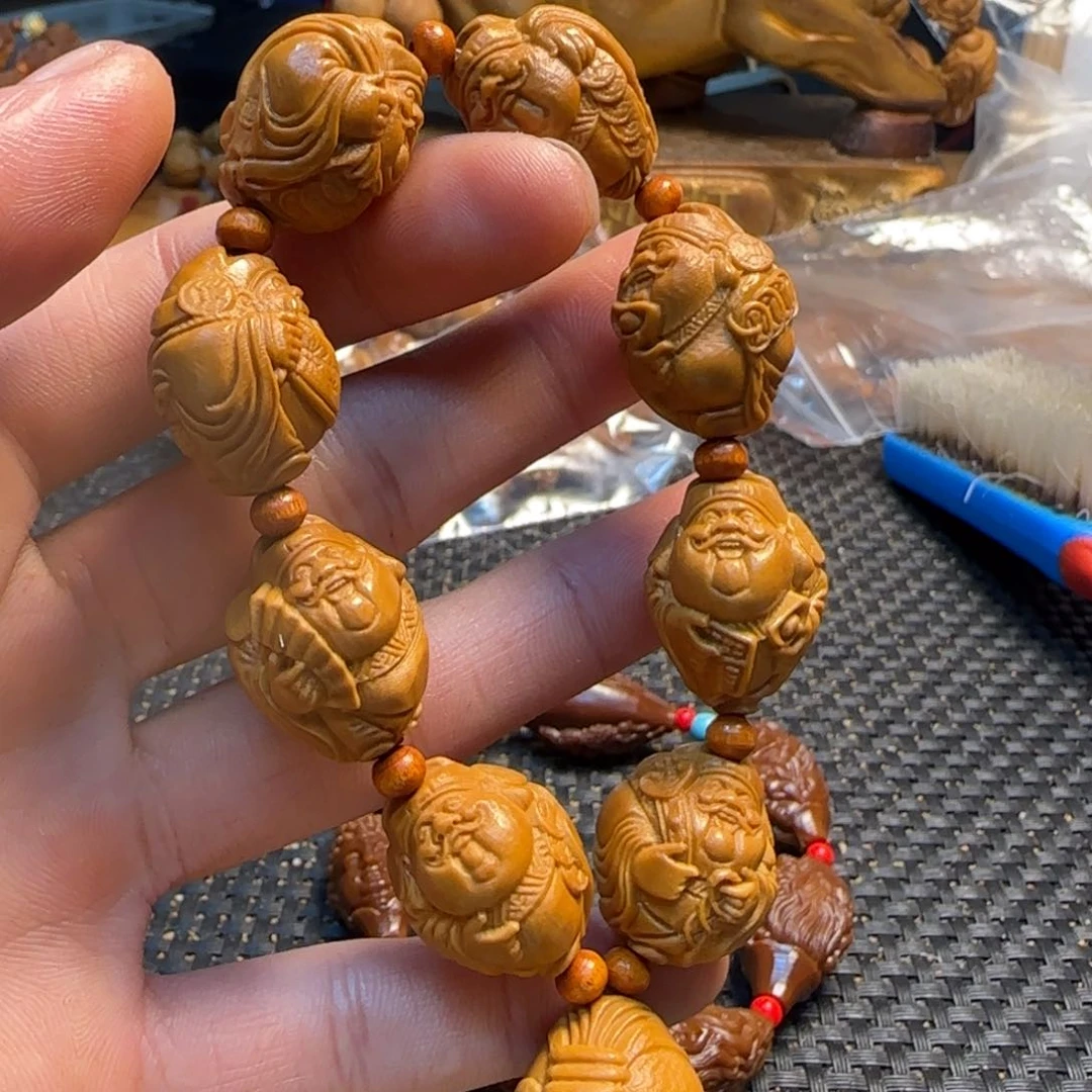 橄榄核手串/手链嘟嘟财神