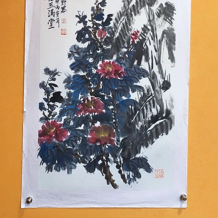 国画李野精品花鸟