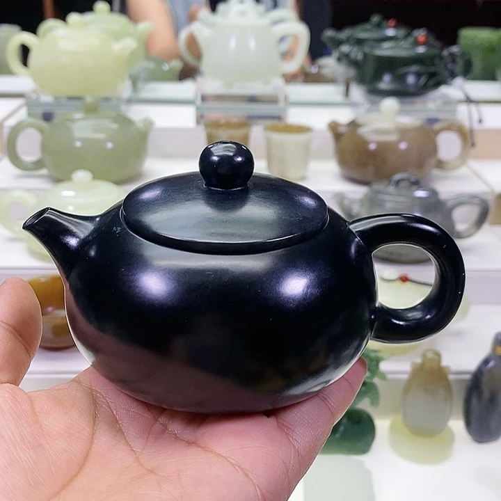 未镶嵌和田玉挂件茶壶