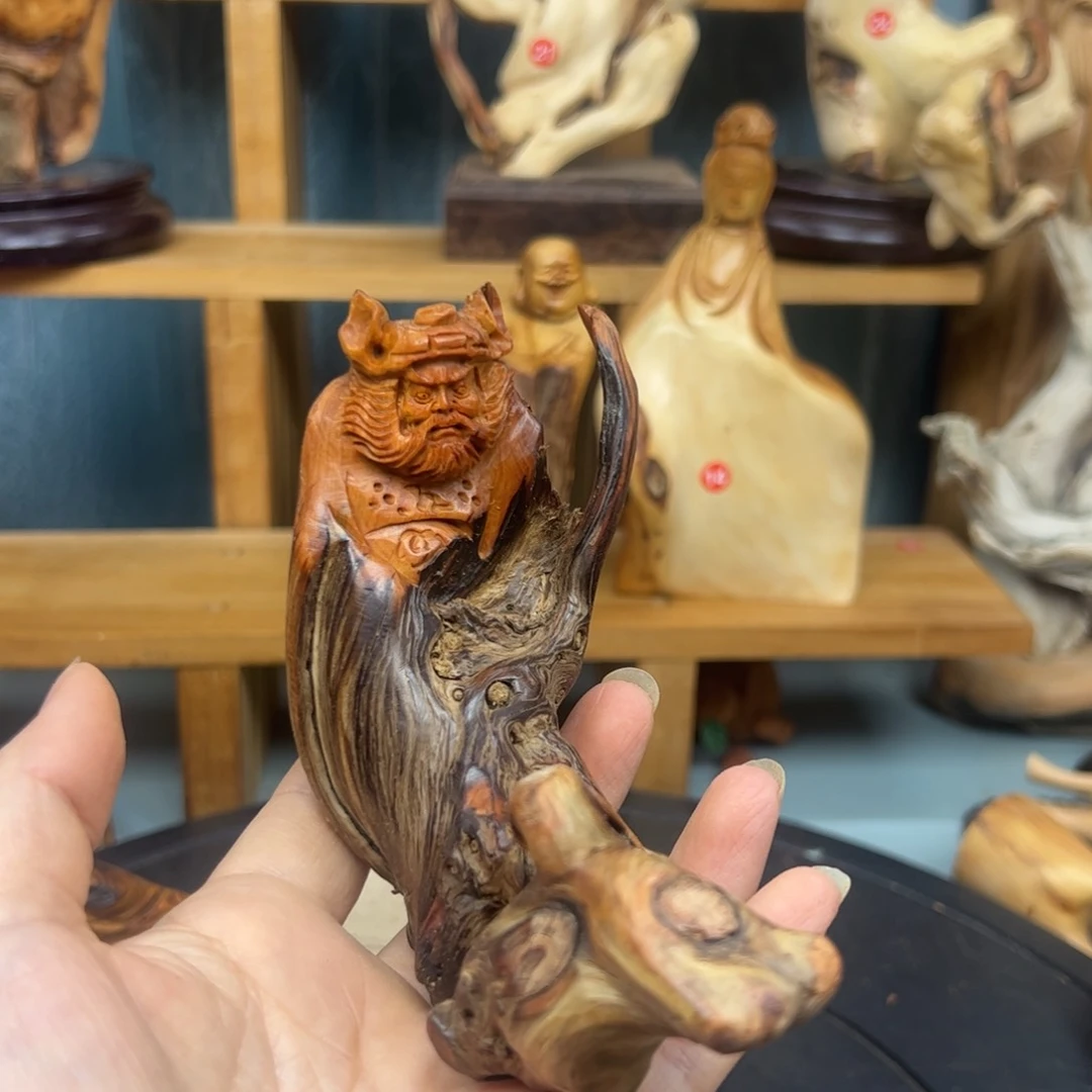 木用****3崖柏木摆件手把件，